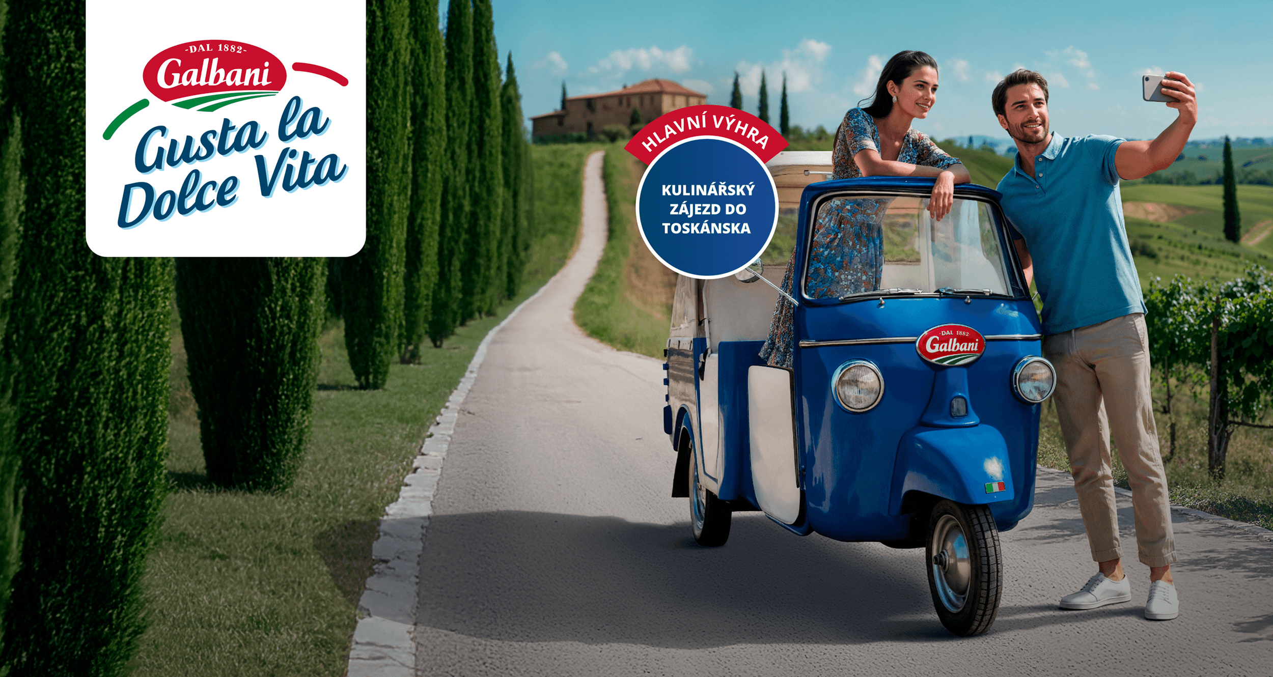 Galbani – Gusta la Dolce Vita – Kulinářský zájezd do Toskánska