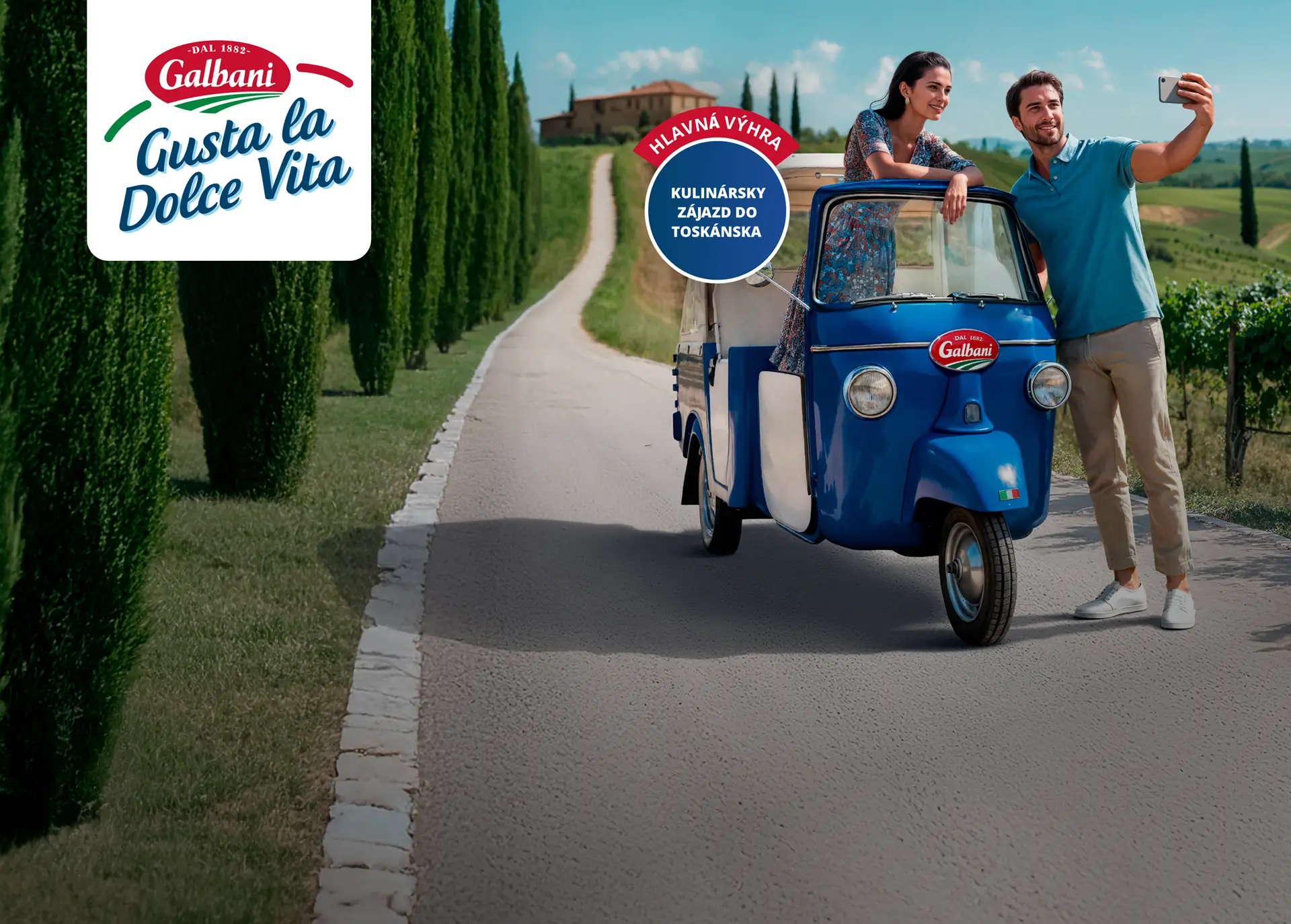 Galbani – Gusta la Dolce Vita – Kulinářský zájezd do Toskánska