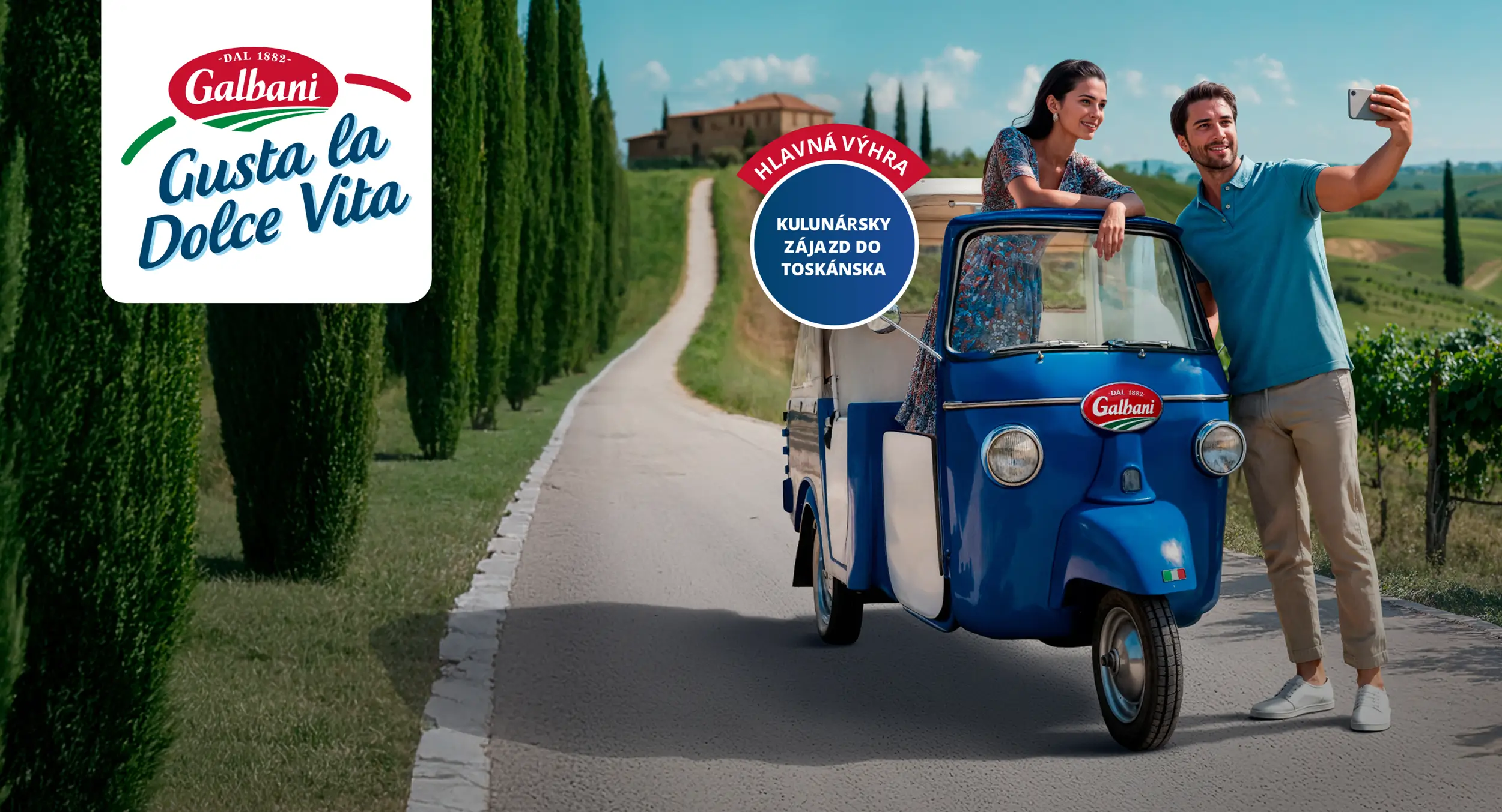 Galbani – Gusta la Dolce Vita – Kulinářský zájezd do Toskánska